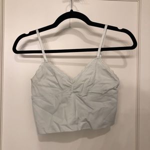 Free People White Bralette (XS/S)